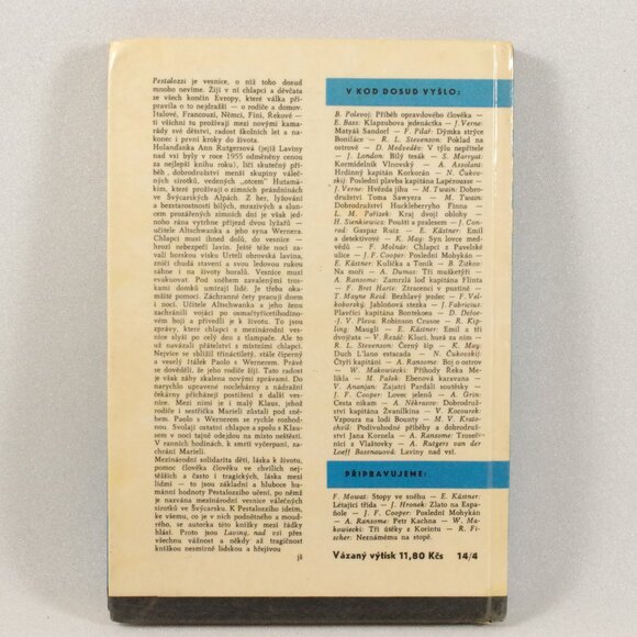 Czech Book, Laviny Nad Vsi, by Ann Rutgers van der Loeff Basenau, Lawines Razen - Picture 2 of 8